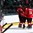 GRAND FORKS, NORTH DAKOTA - APRIL 14: Team Switzerland celebrates after scoring a second period goal against Latvia during preliminary round action at the 2016 IIHF Ice Hockey U18 World Championship. (Photo by Matt Zambonin/HHOF-IIHF Images)

